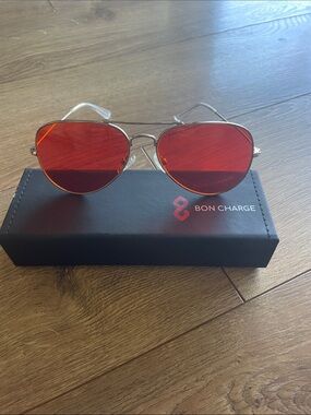 Unisex Aviator Sunglasses - Red light glasses